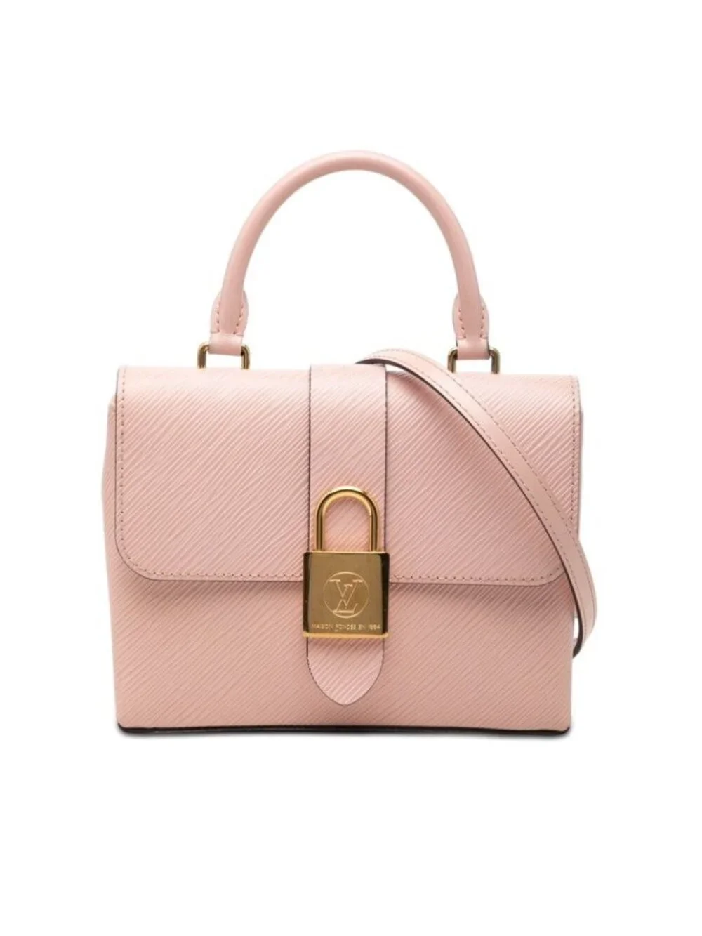 Louis Vuitton Epi Locky BB 2-Way Shoulder Bag Rose Ballerine Pink Leather